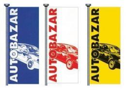 Vlajka AUTOBAZAR - žluto/èerná - 125200190