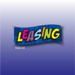 Reklamní plachta - banner Leasing