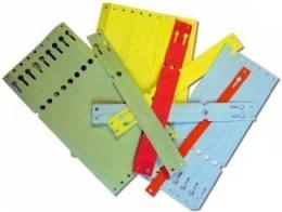 Žluté papírové visaèky na klíèe XL 500 ks - 434030082