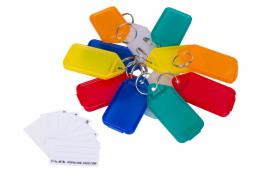 Vícebarevné CLICK plastové visaèky na klíèe - velké 50ks - 434090190